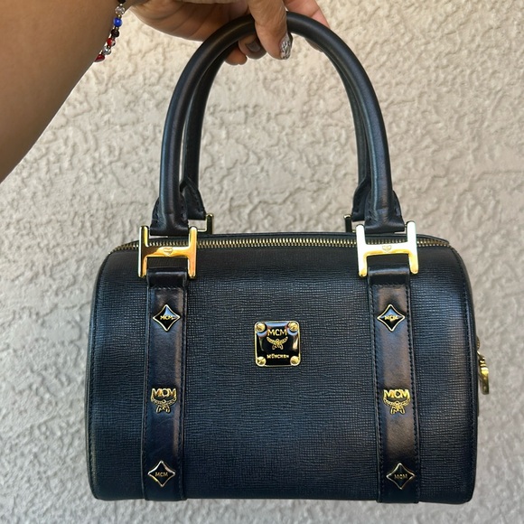 MCM Handbags - {VGUC} MCM cute leather hand bag